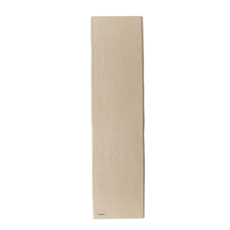Electric radiator in Italian marble powder with wood effect - Wood50 Viadurini