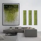 Electric Radiator in Italian Marble Powder Yield 350 Watt - Naturae Viadurini