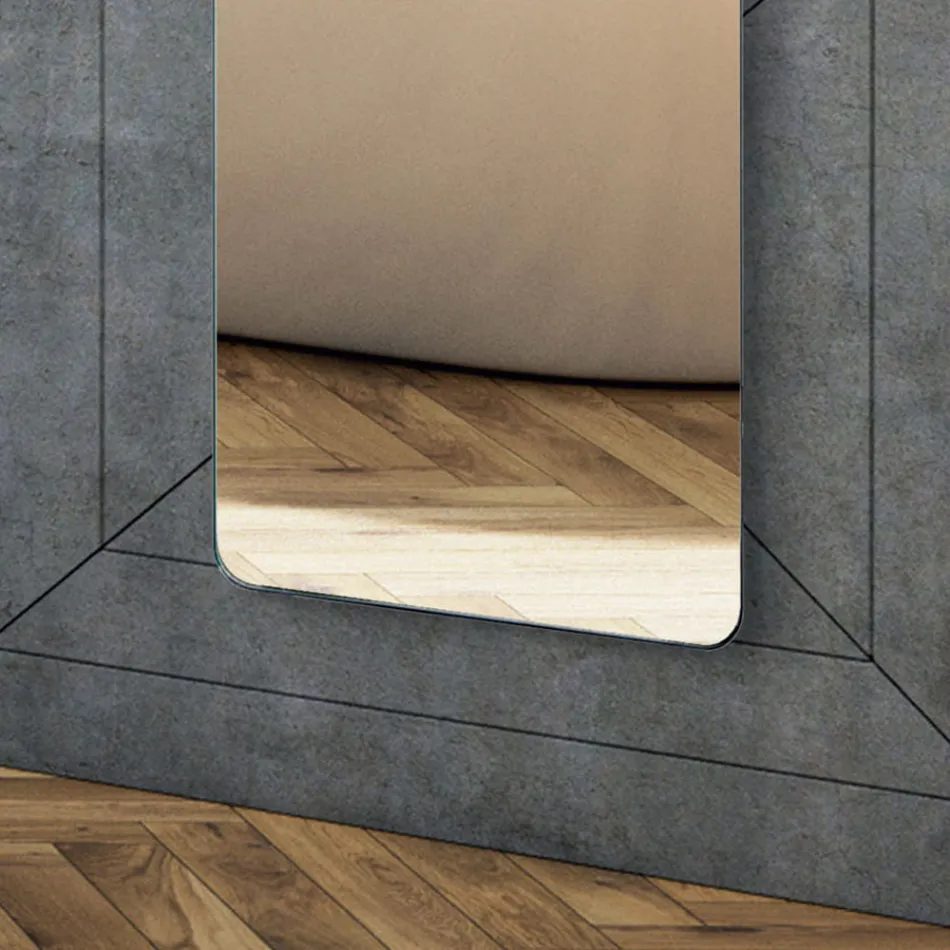 Electric Radiator Made of Glass and Aluminium Made in Italy - Glaze Viadurini