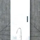 Electric Radiator Made of Glass and Aluminium Made in Italy - Glaze Viadurini