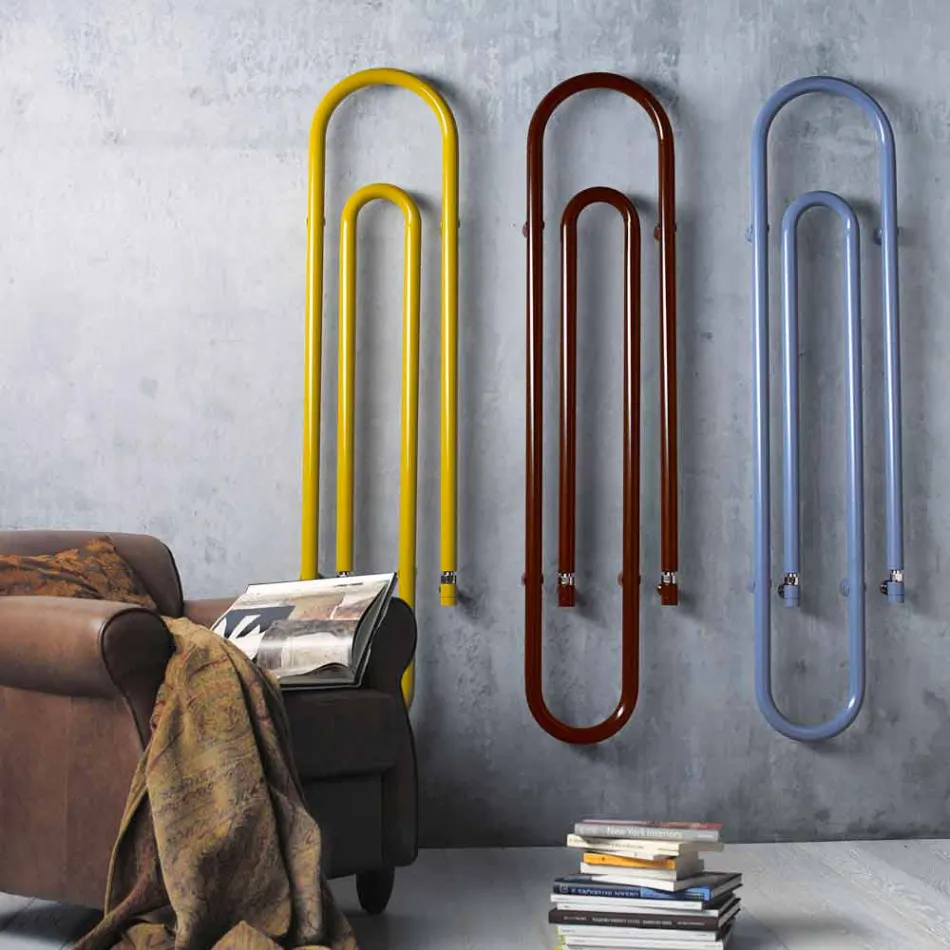 Modern Colored Electric Staple Fixture Graffe by Scirocco H Viadurini