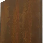 Hybrid radiator with Corten finish in Italian marble powder - Queues Viadurini