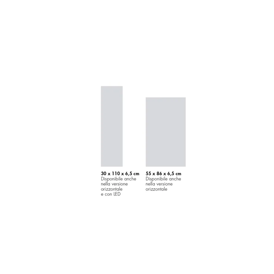 Hybrid radiator in Italian Marble Powder with Corten effect - Terraa Viadurini