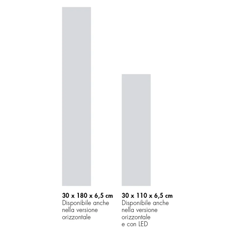 Hybrid radiator in Italian marble powder up to 500 Watt - Naturae Viadurini