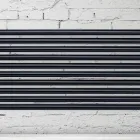 Hydraulic radiator with vertical collectors and horizontal pipes - Composed Viadurini
