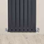 Hydraulic Radiator with Single Series of Flat Elements Made in Italy - Zabaione Viadurini
