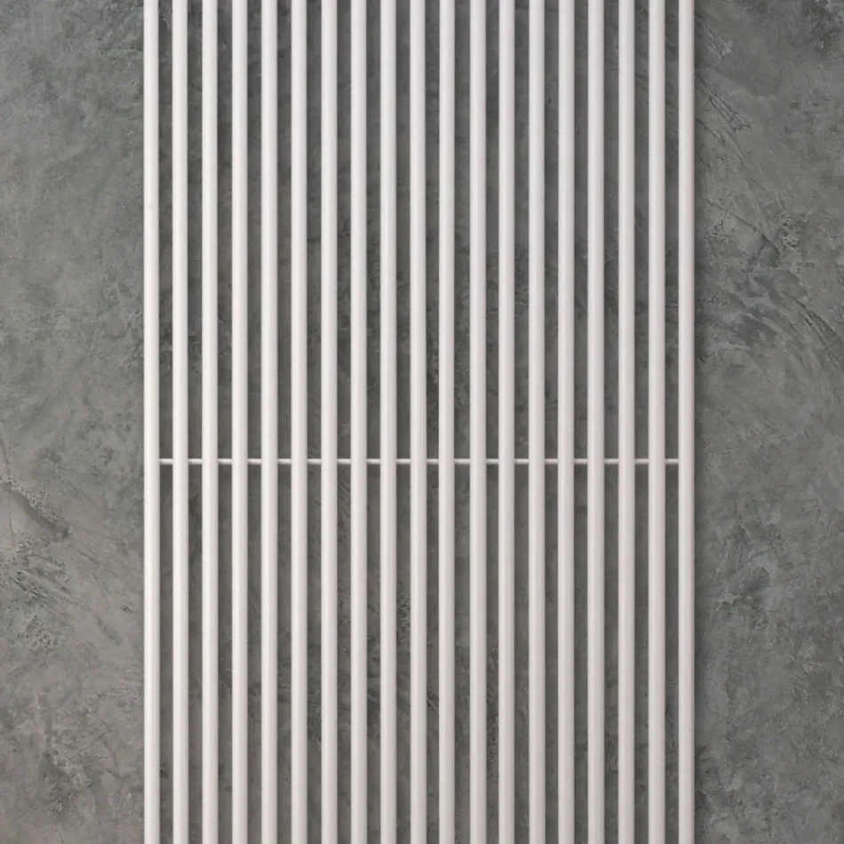 Hydraulic radiator with a series of vertical elements made in Italy - carbon Viadurini