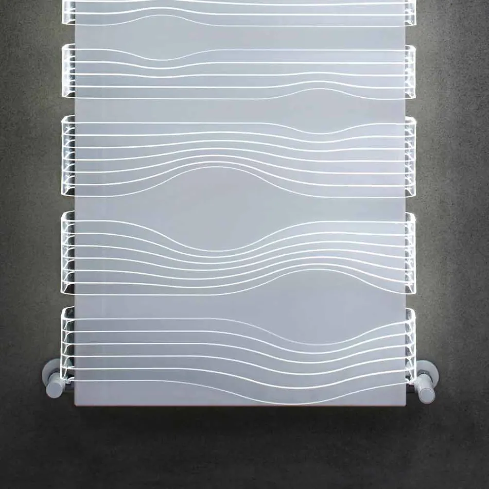 Design Hydraulic Radiator for Lounge or Bathroom with Led 839 W - Shine Viadurini