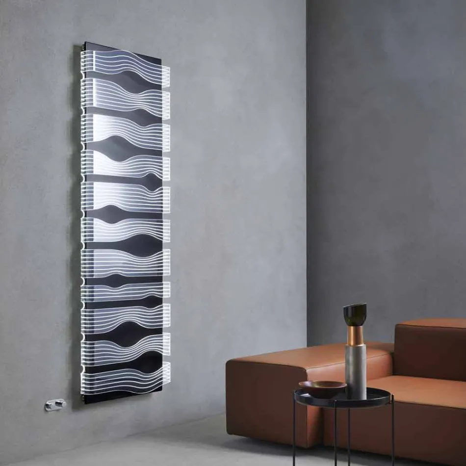 Design Hydraulic Radiator for Lounge or Bathroom with Led 839 W - Shine Viadurini