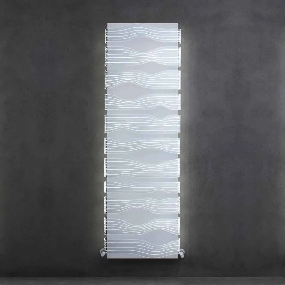 Design Hydraulic Radiator for Lounge or Bathroom with Led 839 W - Shine Viadurini