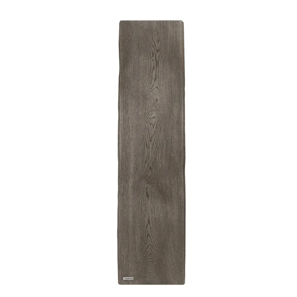 Hydraulic radiator with wood finish in Italian marble powder - Wood50 Viadurini