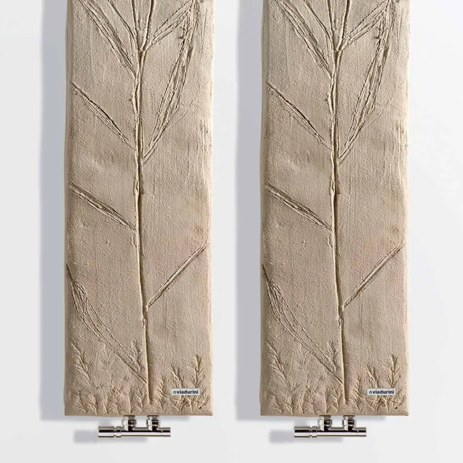 Hydraulic radiator up to 480 Watt in Italian marble powder - Naturae Viadurini