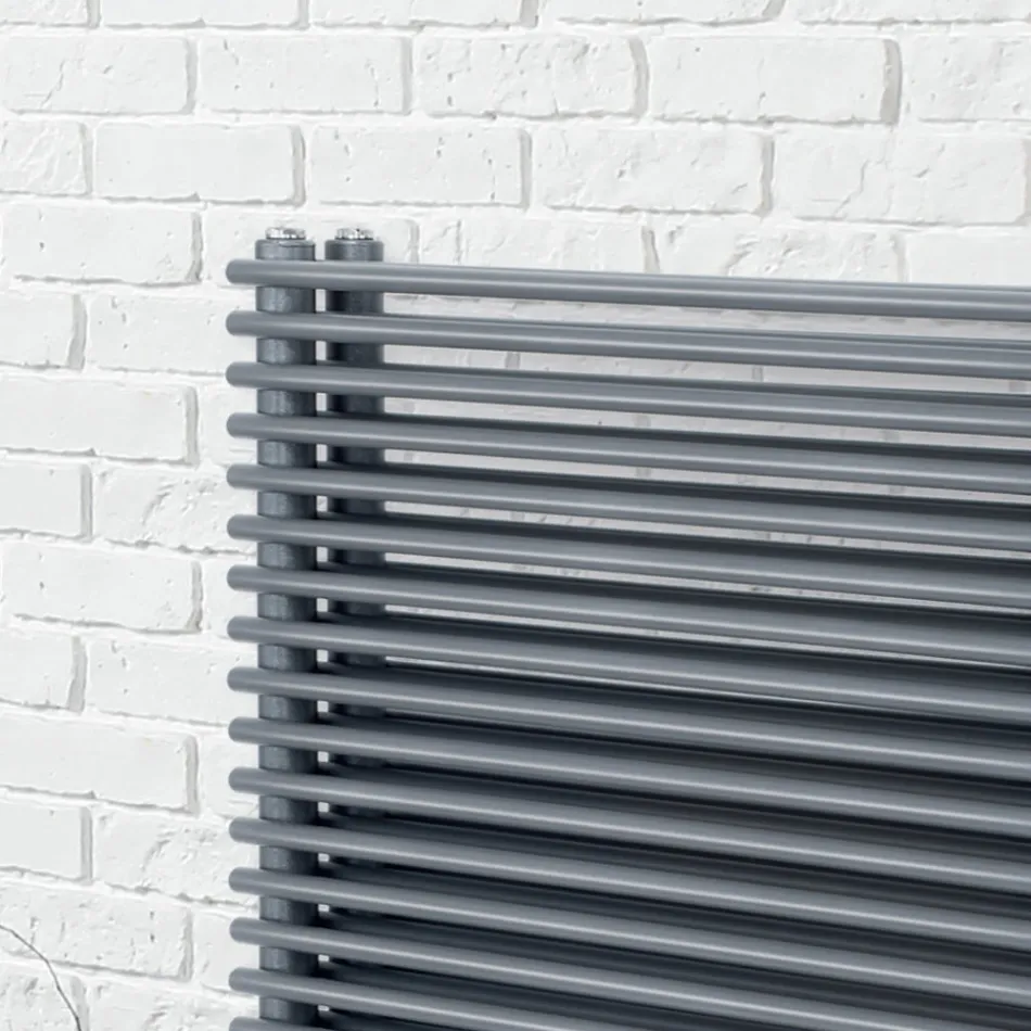 Hydraulic Radiator in Steel with Triple Section of Made in Italy Elements - Ciambella Viadurini