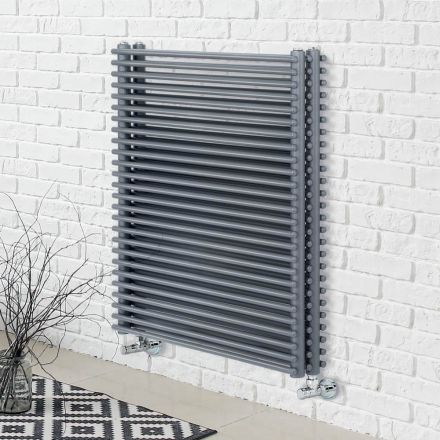 Hydraulic Radiator in Steel with Triple Section of Made in Italy Elements - Ciambella Viadurini