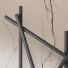 Steel Hydraulic Radiator with Round Section Pipes Made in Italy - Random Viadurini