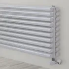 Hydraulic Radiator in Steel Pure White Finish Made in Italy - Biscuits Viadurini