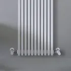Hydraulic Radiator in Steel Traffic White Finish Made in Italy - Cup Viadurini