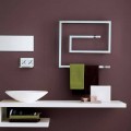 Stainless steel designer hot water radiator Snake by Scirocco H