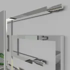 Hydraulic decorative radiator in brushed stainless steel Snake by Scirocco H Viadurini