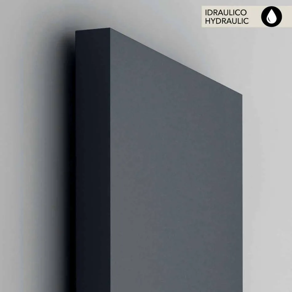 Vertical hydraulic bonnet, steel cover, Scirocco H Light Viadurini