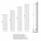 Modern Design Hydraulic Wall-Mounted Radiator up to 700 W - 100 Queues Viadurini