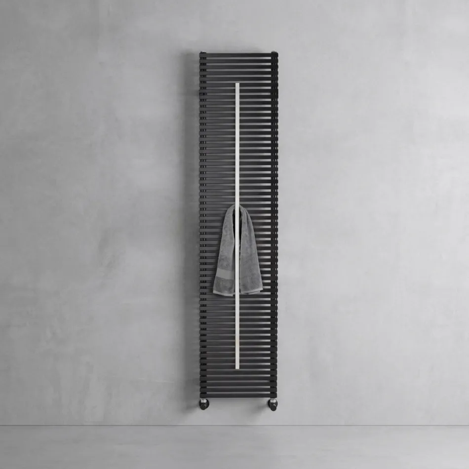 Lux Mixed Radiator with Steel Towel Rail Made in Italy Viadurini