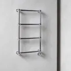 Radiator Electric Towel Warmer Chrome in Brass Design 200 W - Caesar Viadurini