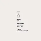 Toscot Piastra handmade terracotta wall sconce 1 directional light Viadurini