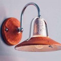Toscot Asiago handmade terracotta wall lamp made in Tuscany