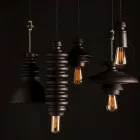 Toscot Battersea suspended lamp with terracotta plate Viadurini