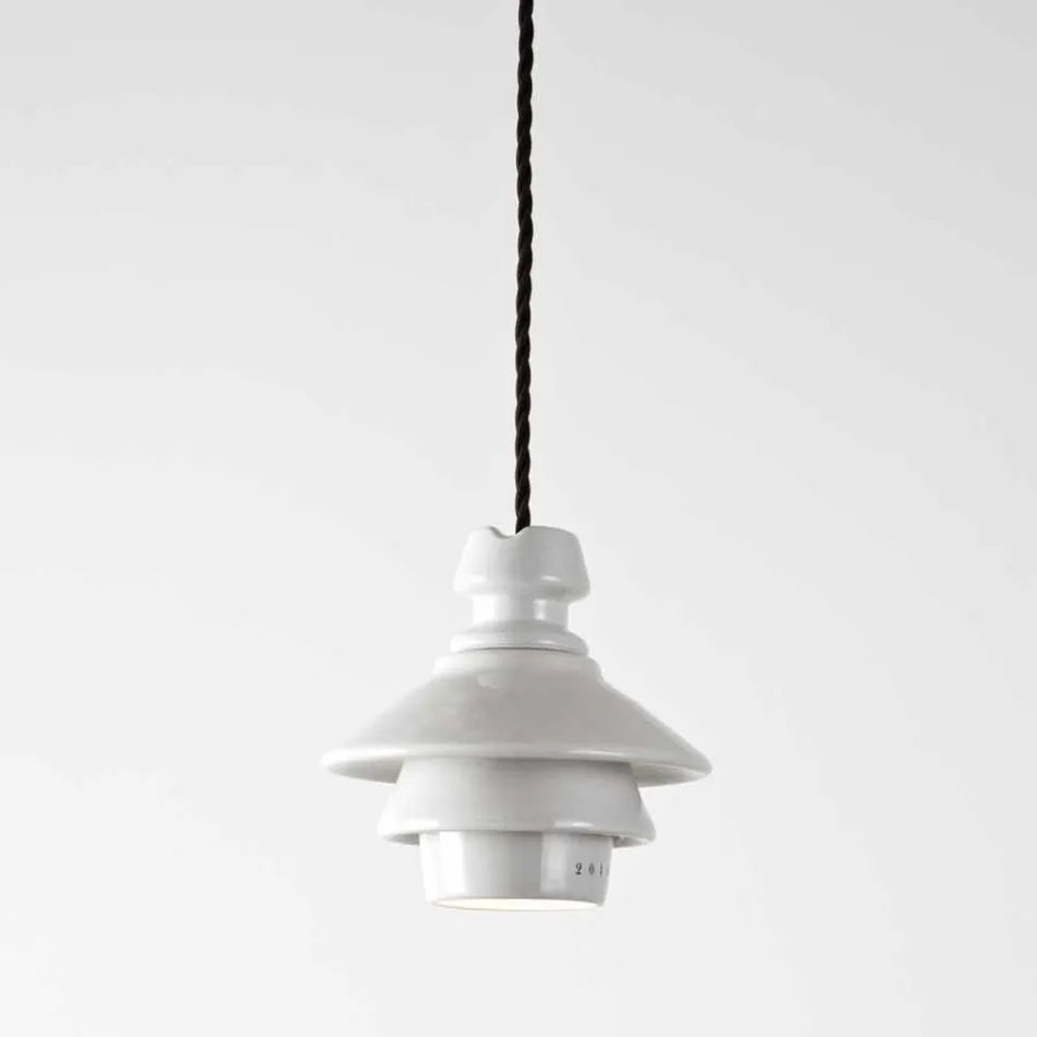 Toscot Battersea suspended lamp with terracotta plate Viadurini