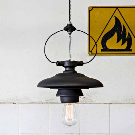 Toscot Battersea design ceramic pendant lamp Viadurini