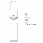 Toscot Carso ceiling lamp large Ø13 x H 31cm made in Tuscany Viadurini