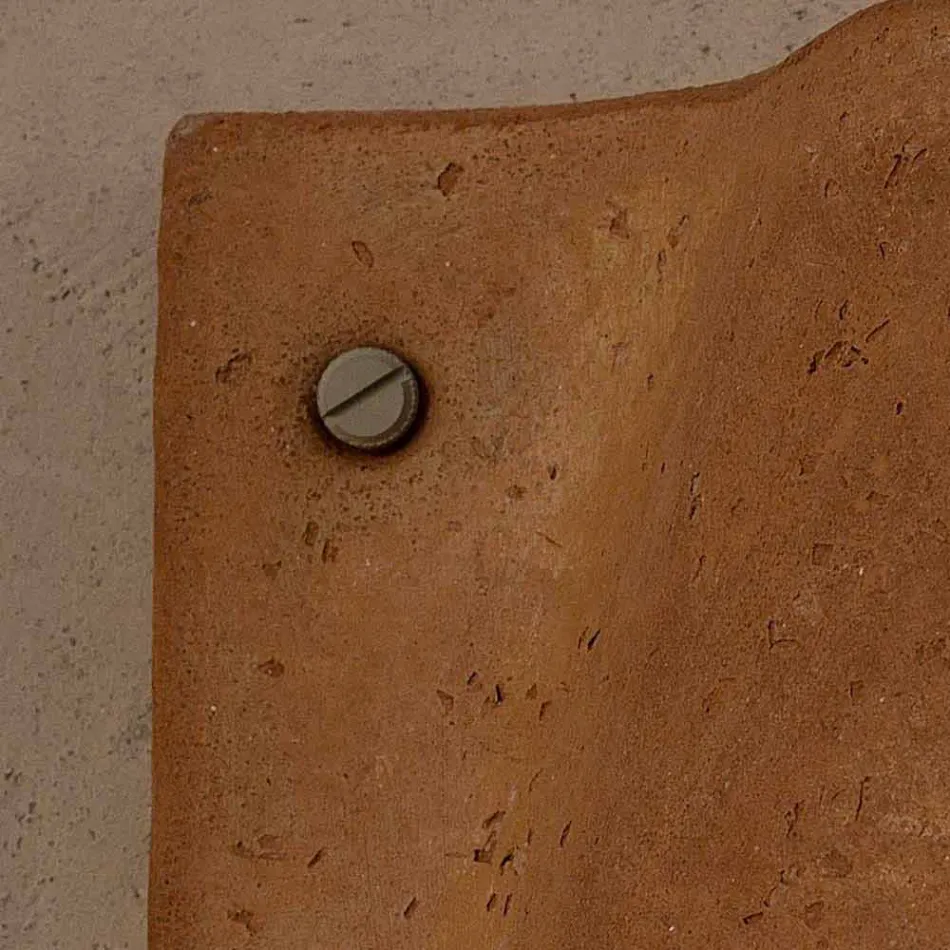 Toscot Lido indoor / outdoor terracotta wall lamp made in Italy Viadurini