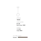 Toscot Newton contemporary style terracotta pendant lamp Viadurini