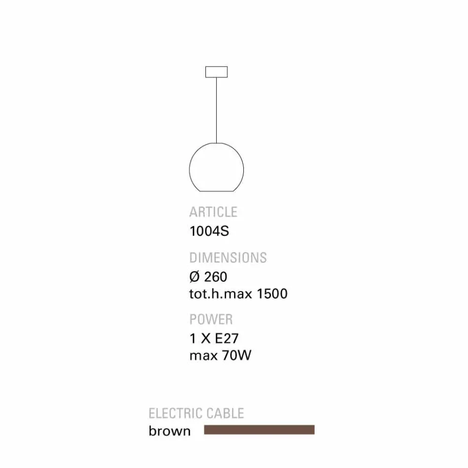 Toscot Newton contemporary handmade terracotta pendant lamp Viadurini