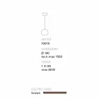 Toscot Newton contemporary handmade terracotta pendant lamp Viadurini