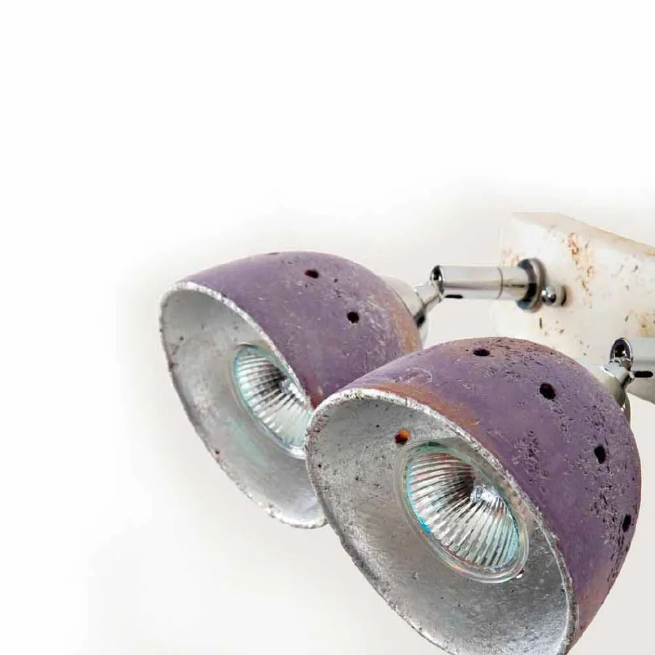 Toscot Noceto reglette 2 directional lights made in Tuscany Viadurini