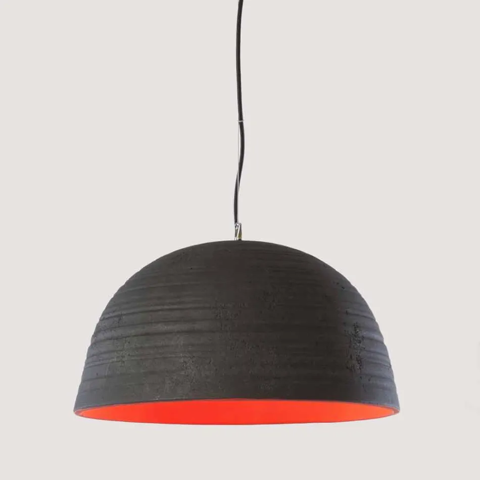 Toscot Notorius contemporary handmade terracotta pendant lamp Viadurini