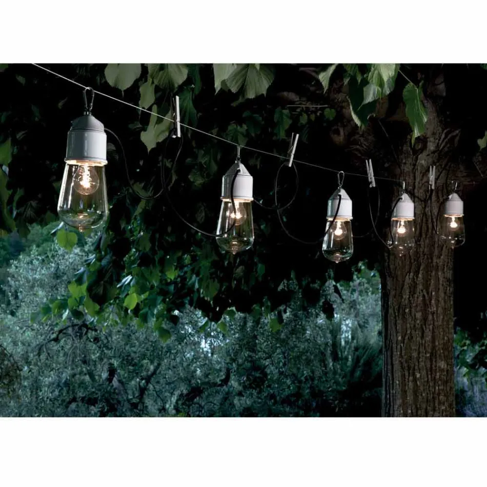 Toscot Novecento suspended lamp with rosette Viadurini