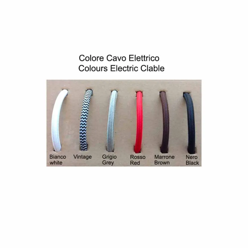 Toscot Novecento suspended lamp with rosette Viadurini