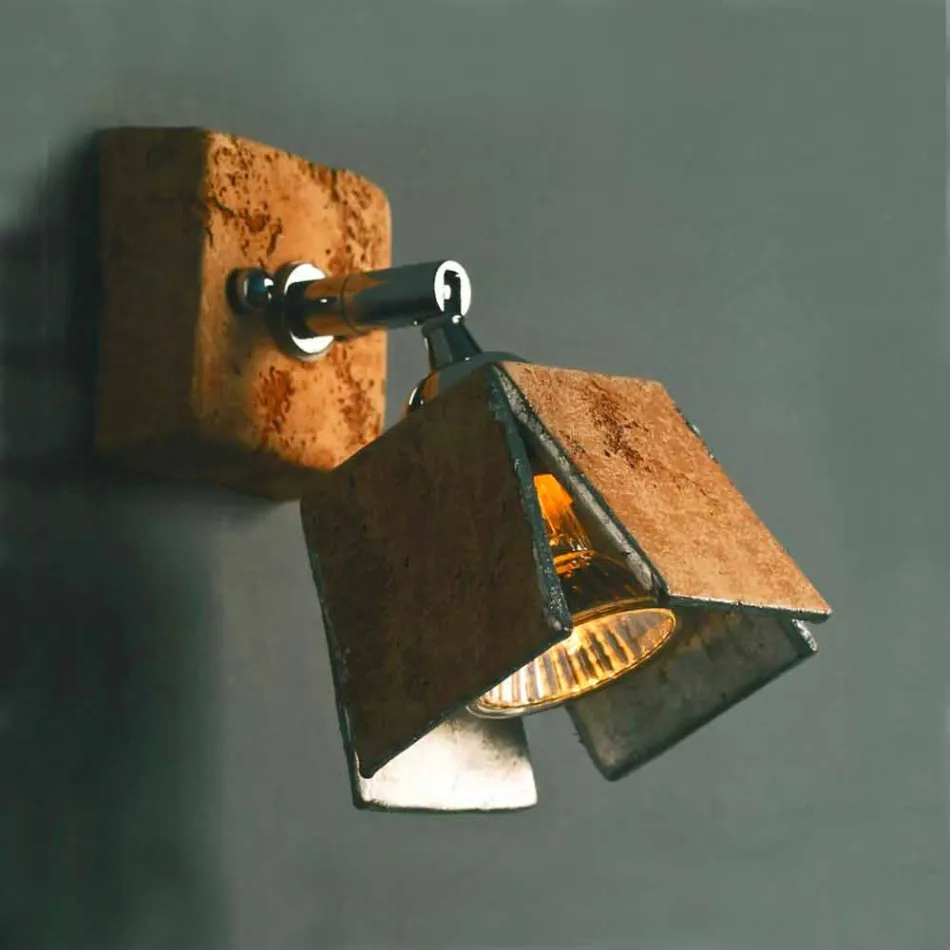 Toscot Spotlight Plate with hinged 1 directional light Viadurini