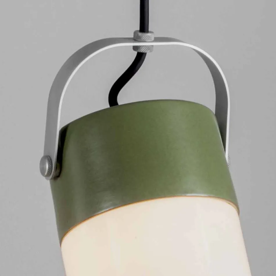 Toscot Swing blown glass pendant lamp made in Tuscany Viadurini