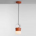 Toscot Swing blown glass pendant lamp made in Tuscany