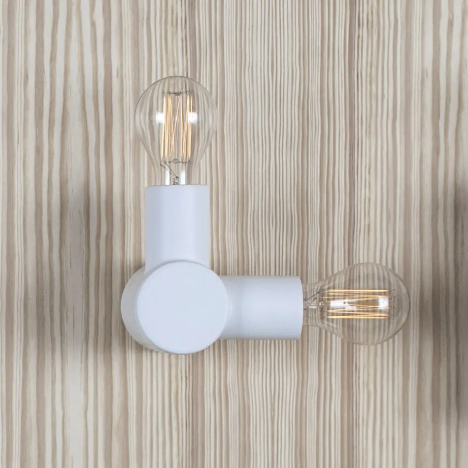 Toscot Traffic ceramic and metal wall light produced in Tuscany Viadurini