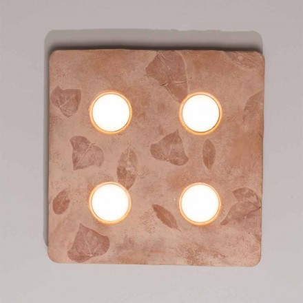 Toscot Vivaldi design wall lamp in terracotta made in Italy Viadurini