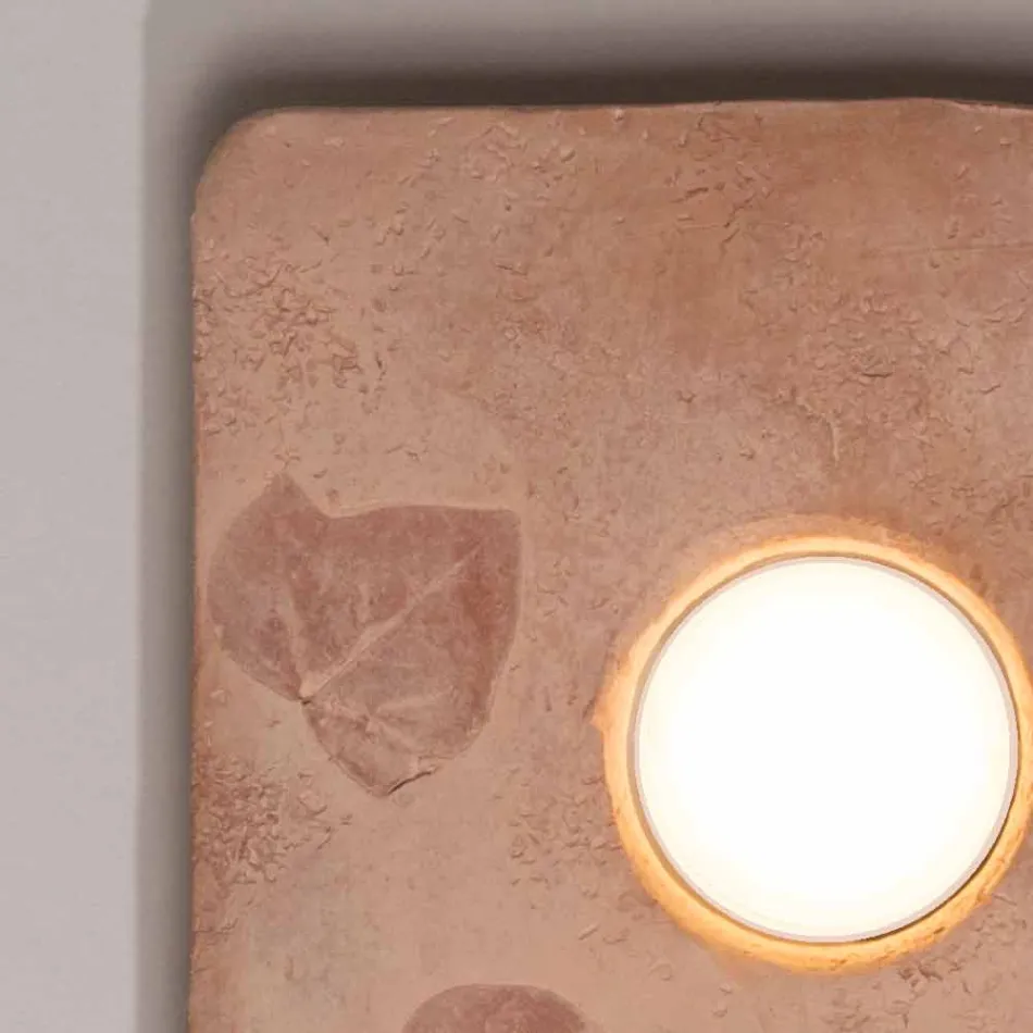 Toscot Vivaldi design wall lamp in terracotta made in Italy Viadurini