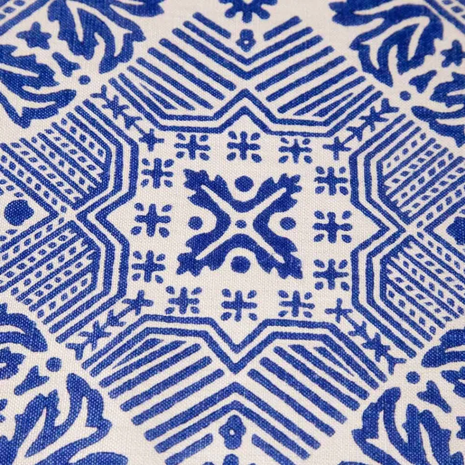 Hand Printed Artistic Tablecloth Unique Piece of Italian Craft - Brands Viadurini