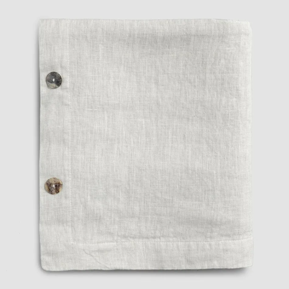 Rectangular Linen Tablecloth with Buttonholes and 10 Buttons, Luxury - Mediterranean Viadurini