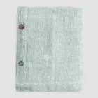 Rectangular Linen Tablecloth with Buttonholes and 10 Buttons, Luxury - Mediterranean Viadurini